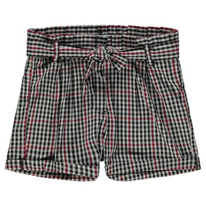 Junior - Short à carreaux vichy avec ceinture à nouer 