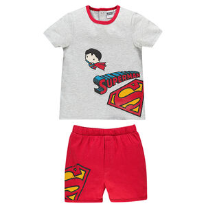 Ensemble de plage avec tee-shirt et short DC Comics print Superman 