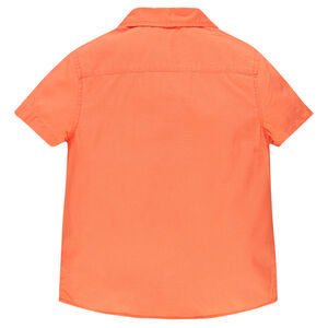 Junior - Chemise manches courtes surteinte avec poche 