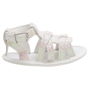 Sandales souples à paillettes iridescentes pour bébé fille 