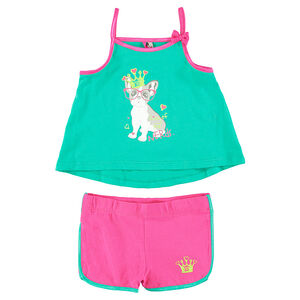 Ensemble de plage avec print chien 