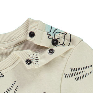 Ensemble molletonné sweat + pantalon pour bébé garçon 