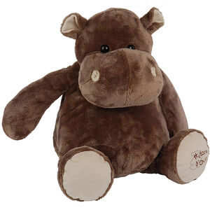 Peluche Hippo 38cm - Marron 