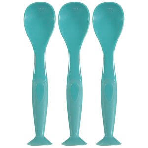 Set de 3 cuillères à ventouse Mix'N'Match - Bleu 