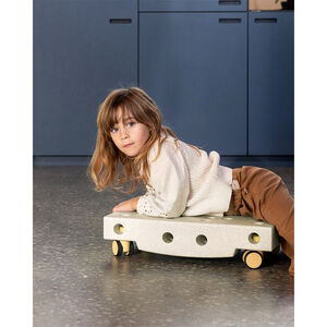 Planche à roulettes motricité de base 0-6ans Sand Grey/Honey Yellow 