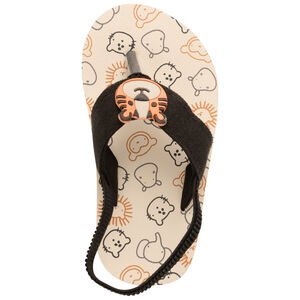 Tongs bébé à motifs animaux avec patch tigre et bride arrière 