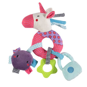 Hochet peluche licorne 