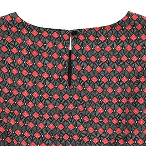 Junior - Robe en voile de viscose imprimée fantaisie 