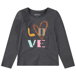 Tee-shirt manches courtes avec motif fantaisie printé 