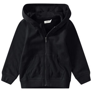 Gilet en molleton à capuche zippé 