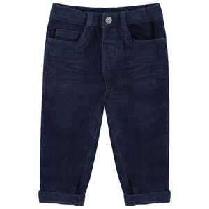 Pantalon en velours milleraies à poches 