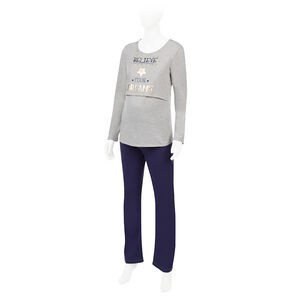 Pantalon homewear de grossesse ample 