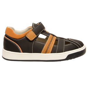 Sandales effet cuir à scratch garçon 