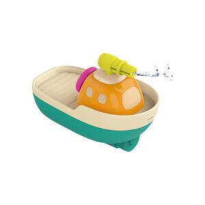 Jouet de bain Toby le bateau à jet d'eau rigolo 
