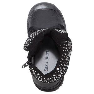 Baskets montantes à revers à strass du 24 au 27 