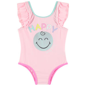 Maillot de bain 1 pièce print Smiley 
