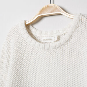 Pull tricolore à grosse maille 