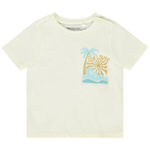 T-shirt manches courtes motif fantaisie pour bébé garçon 