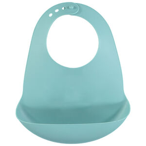 Bavoir rigide ramasse miettes - Bleu 