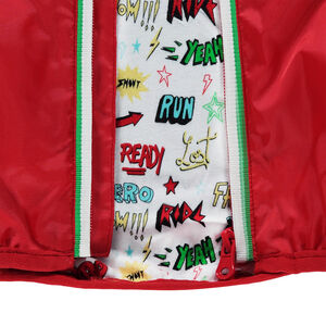 Coupe-vent doublé jersey avec poches à scratch 