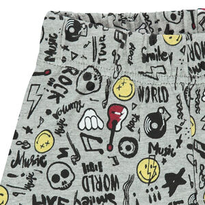 Pyjama en jersey avec prints Smiley 