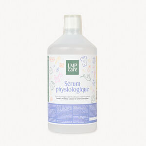 Sérum physiologique stérile en flacon pour usage externe 