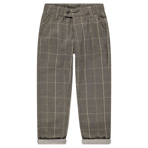 Pantalon en coton à carreaux Prince de Galles 