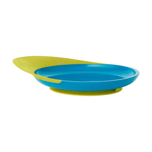 Assiette bébé avec rebord de récupération Catch Plate – Bleu/vert 