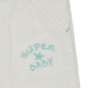 Bermuda en coton fantaisie à taille élastiquée 