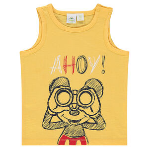 Débardeur en jersey slub Disney print Mickey 