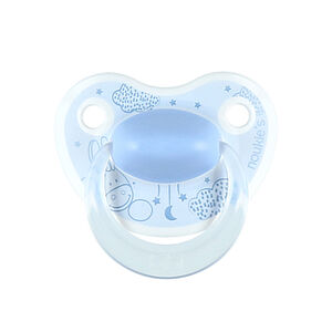 Sucette silicone Paco 16m+ - Bleu 