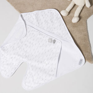 Couverture enveloppante en jersey imprimée all-over 