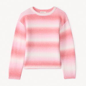 Pull en tricot effet dégradé fille 