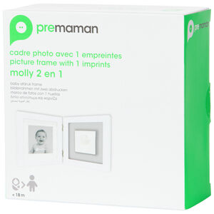 Cadre photo avec 1 empreinte - Prémaman  