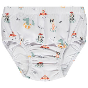 Culotte de bain imprimé animaux nageurs pour bébé garçon 