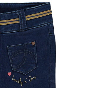 Jeans flare en molleton  