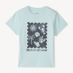 T-shirt manches courtes print fantaisie garçon 