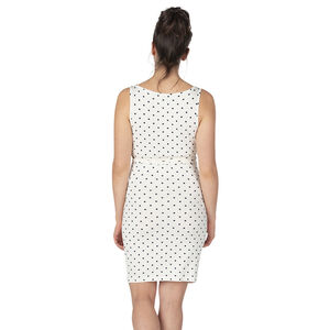 Robe de grossesse sans manches avec liens à nouer 