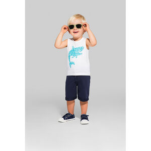 Débardeur uni avec animal printé 