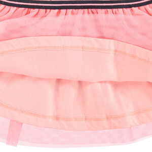 Ensemble robe manches longues avec tulle et legging en jersey 