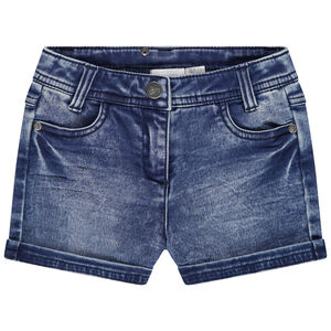 Short en molleton effet jean used 