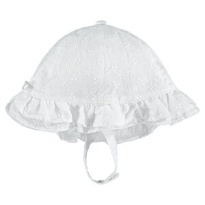 Charlotte en broderie anglaise avec liens à pressionner 