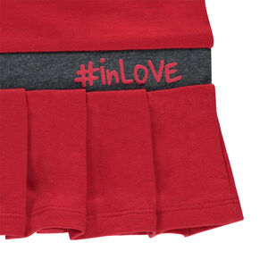 Jogging en molleton avec sweat plissé et print Disney Minnie 