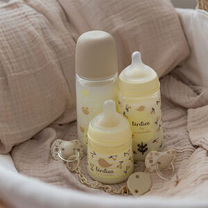 Biberon 150ml avec tétine SX Pro S Birdies beige 