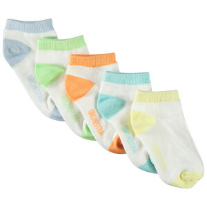 Lot de 5 paires de chaussettes courtes pour bébé garçon 