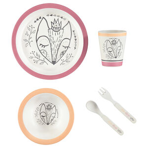 Set repas en bambou 5 pièces - Kingfox 