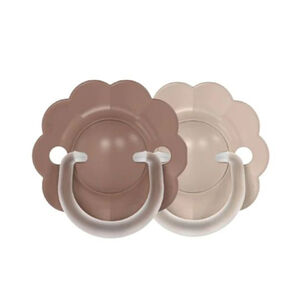Sucette silicone réversible SX Pro 0-6M Wonder Light Brown/Beige 2pcs 