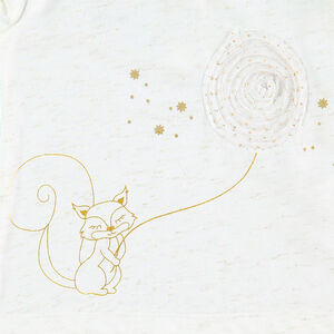 Tee-shirt manches longues en jersey avec écureuil printé 