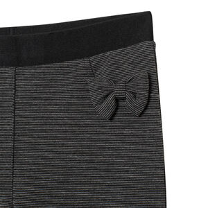 Legging en maille chinée à noeuds 