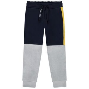 Pantalon de jogging en molleton effet color block garçon 